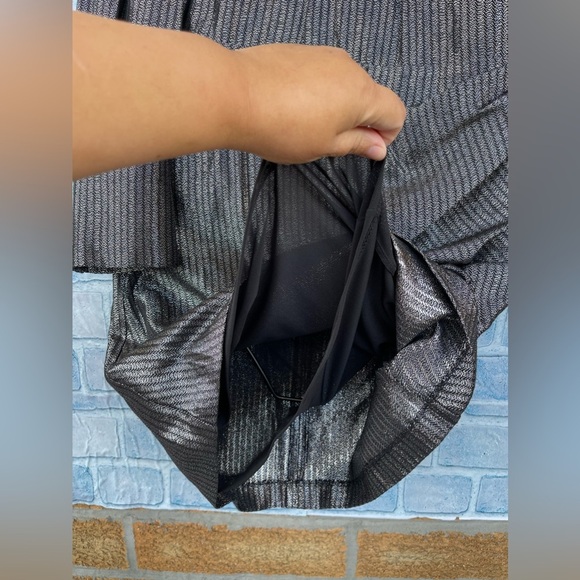 Maje Ralery Mini Dress in Argent Silver size 36/4 - Picture 11 of 16